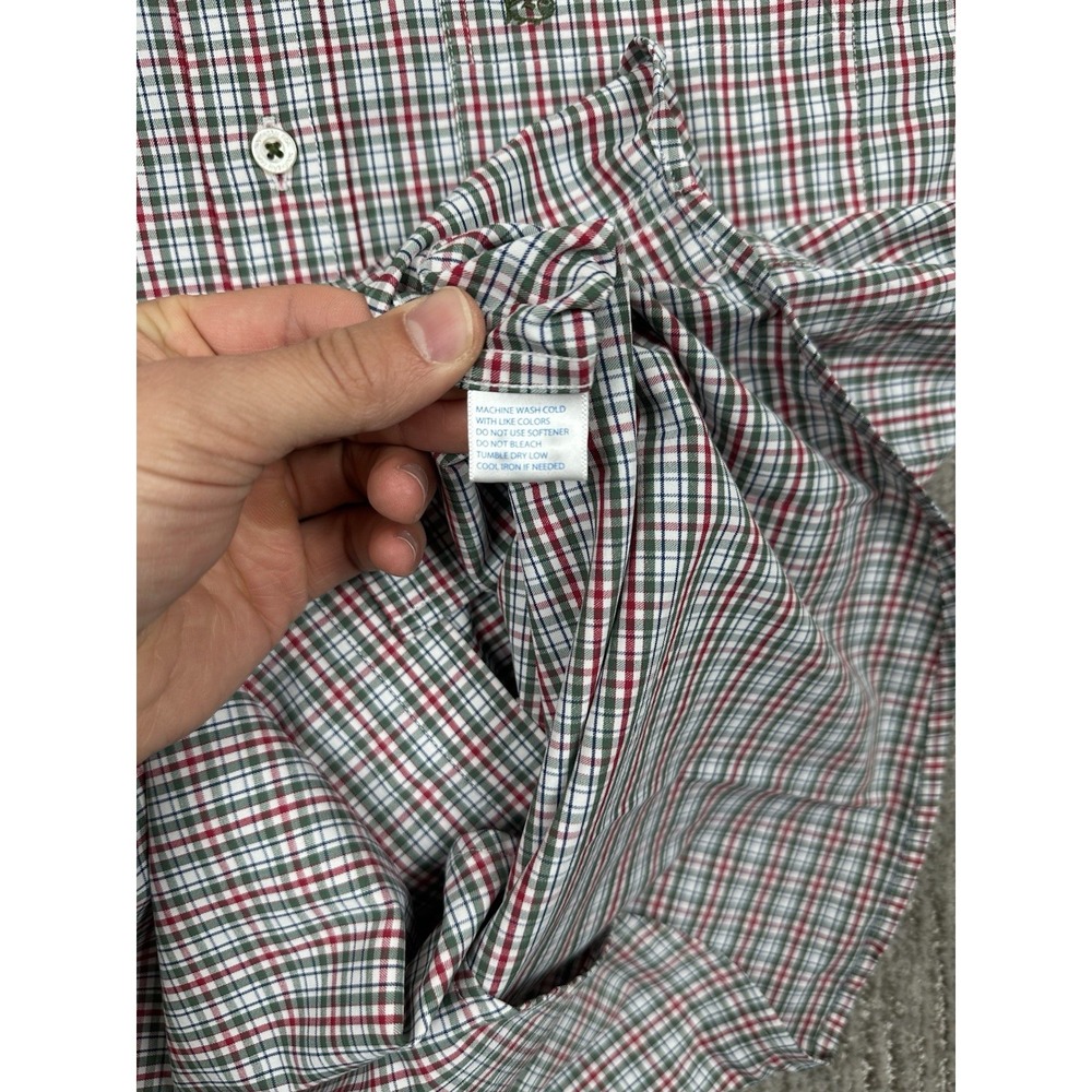 Southern Tide Shirt Mens Small Green Plaid Intercoastal Button Down Long Sleeve - Picture 7 of 12